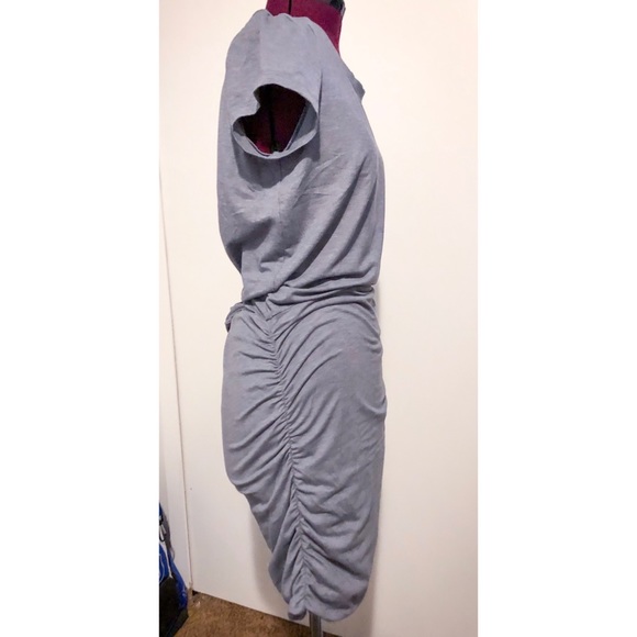 SOLD***Athleta- Grey Knee Length Cinched Dress - Picture 9 of 9